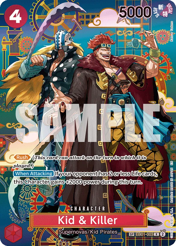 Kid & Killer - EB01-003 (SP) · Extra Booster: Memorial Collection EB01-003/105