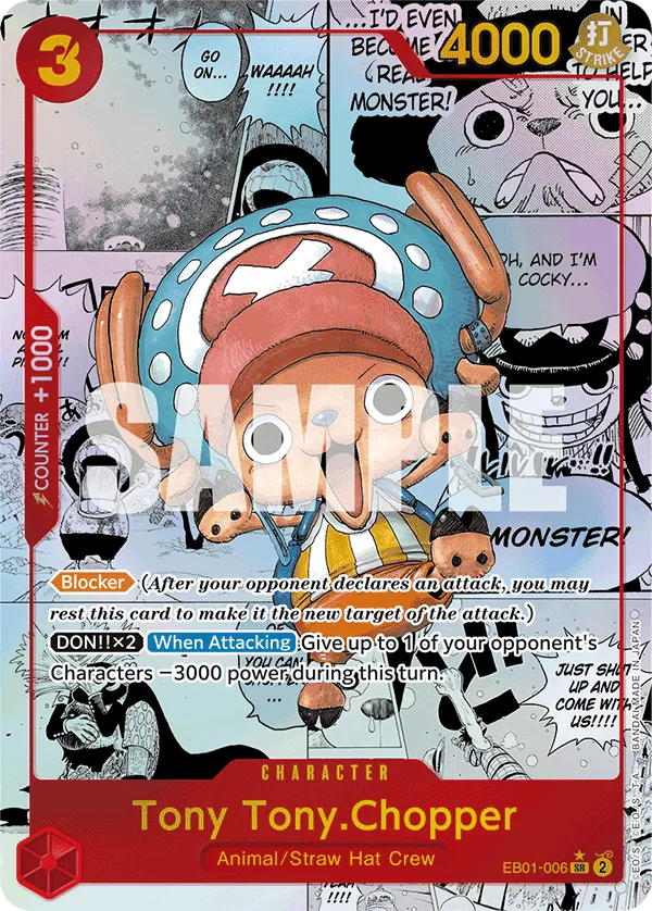 Tony Tony.Chopper (Alternate Art) (Manga) · Extra Booster: Memorial Collection EB01-006/105
