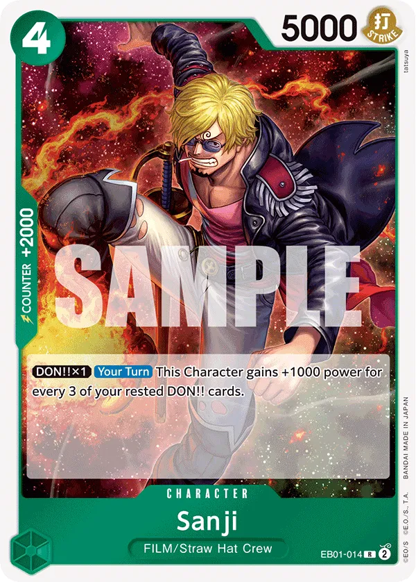 Sanji · Extra Booster: Memorial Collection EB01-014/105