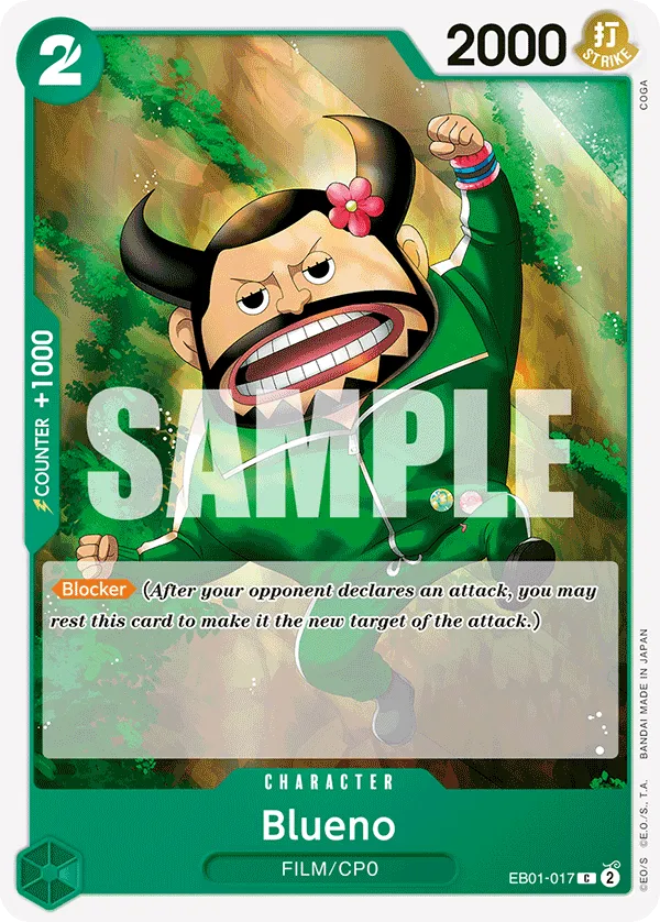 Blueno · Extra Booster: Memorial Collection EB01-017/105