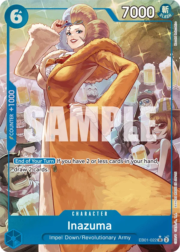 Inazuma (Alternate Art) · Extra Booster: Memorial Collection EB01-022/105