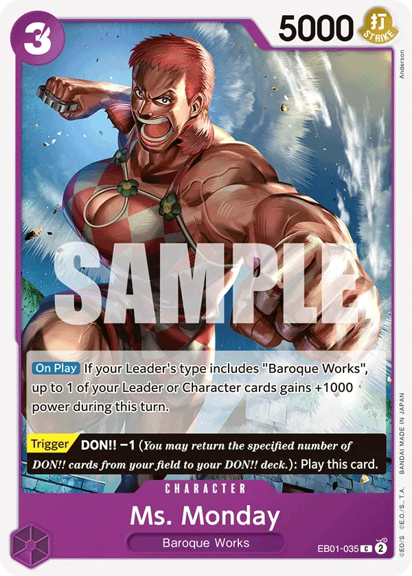 Ms. Monday · Extra Booster: Memorial Collection EB01-035/105
