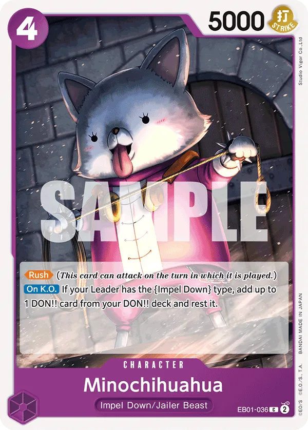 Minochihuahua · Extra Booster: Memorial Collection EB01-036/105