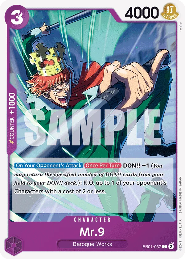 Mr. 9 · Extra Booster: Memorial Collection EB01-037/105