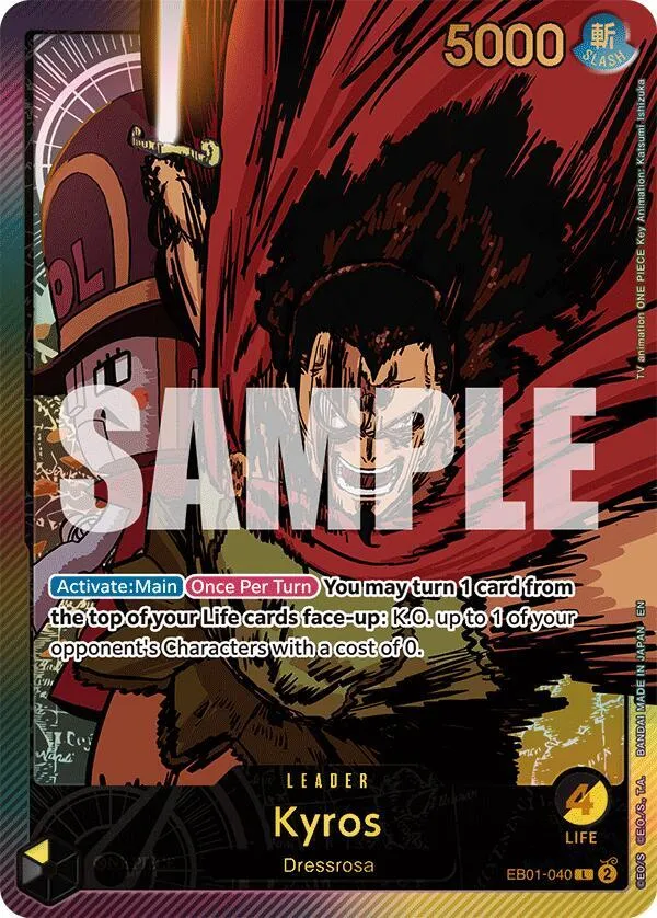Kyros (SPR) · Extra Booster: Memorial Collection EB01-040/105