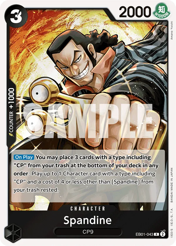 Spandine · Extra Booster: Memorial Collection EB01-043/105