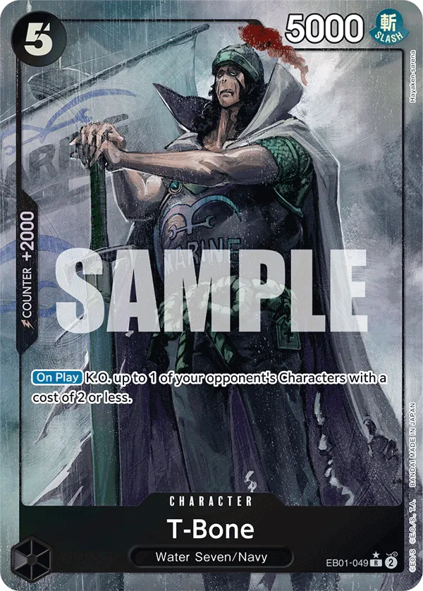 T-Bone (Alternate Art) · Extra Booster: Memorial Collection EB01-049/105