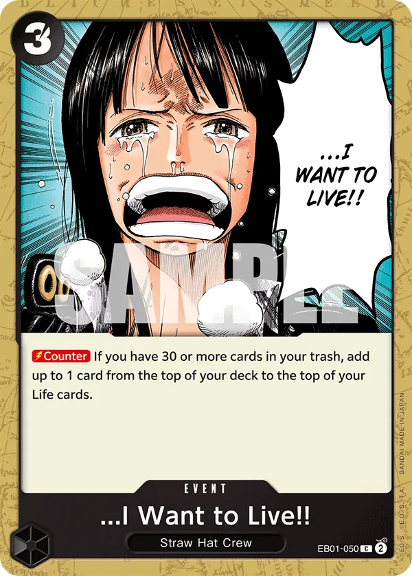 ...I Want to Live!! · Extra Booster: Memorial Collection EB01-050/105