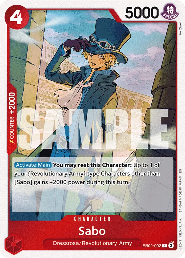 Sabo · Extra Booster: Anime 25th Collection EB02-002/84