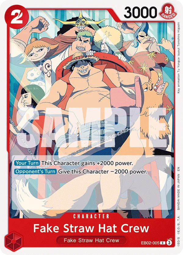 Fake Straw Hat Crew · Extra Booster: Anime 25th Collection EB02-005/84