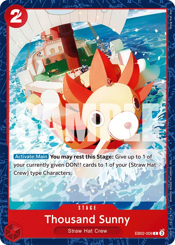 Thousand Sunny · Extra Booster: Anime 25th Collection EB02-009/84