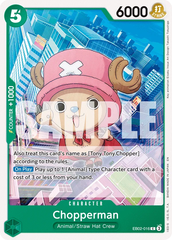 Chopperman · Extra Booster: Anime 25th Collection EB02-016/84