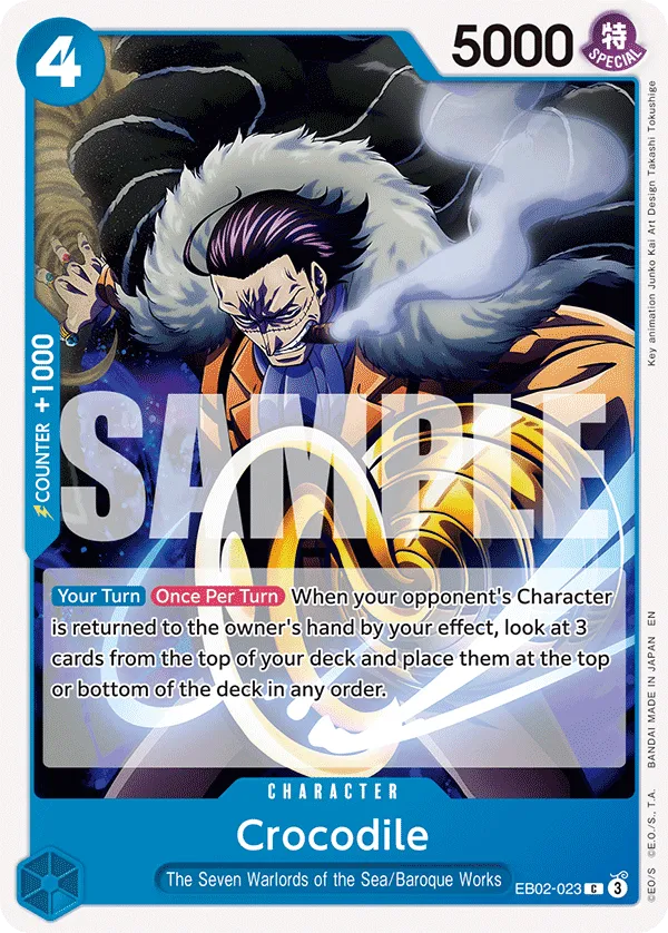 Crocodile · Extra Booster: Anime 25th Collection EB02-023/84