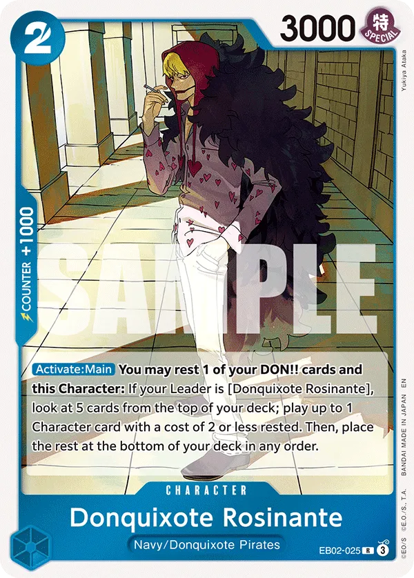 Donquixote Rosinante · Extra Booster: Anime 25th Collection EB02-025/84