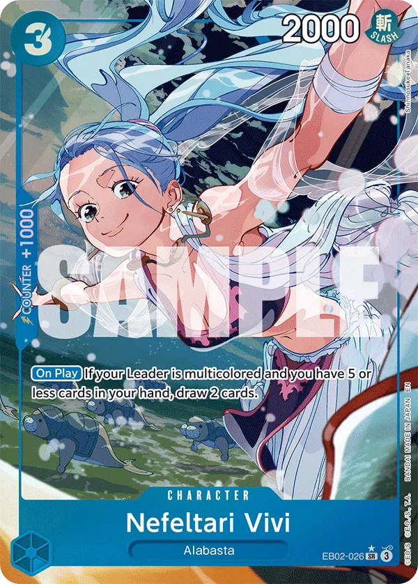 Nefeltari Vivi (Alternate Art) · Extra Booster: Anime 25th Collection EB02-026/84