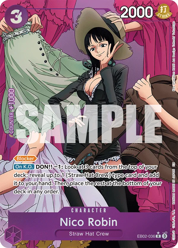 Nico Robin (Alternate Art) · Extra Booster: Anime 25th Collection EB02-036/84