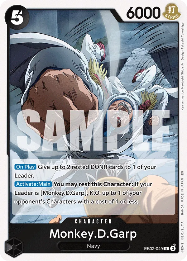 Monkey.D.Garp · Extra Booster: Anime 25th Collection EB02-049/84