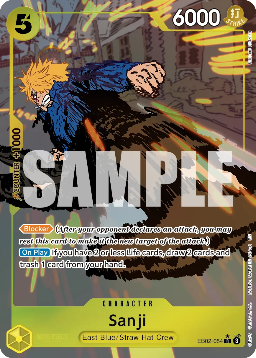 Sanji (Alternate Art) · Extra Booster: Anime 25th Collection EB02-054/84