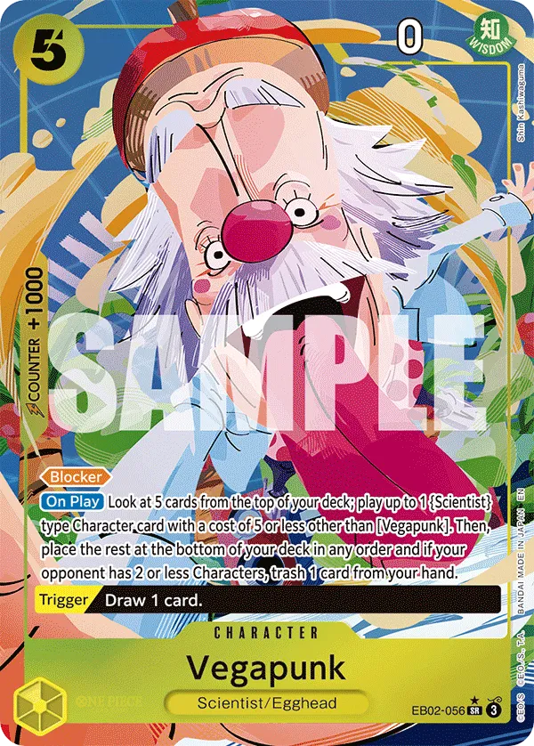 Vegapunk (Alternate Art) · Extra Booster: Anime 25th Collection EB02-056/84