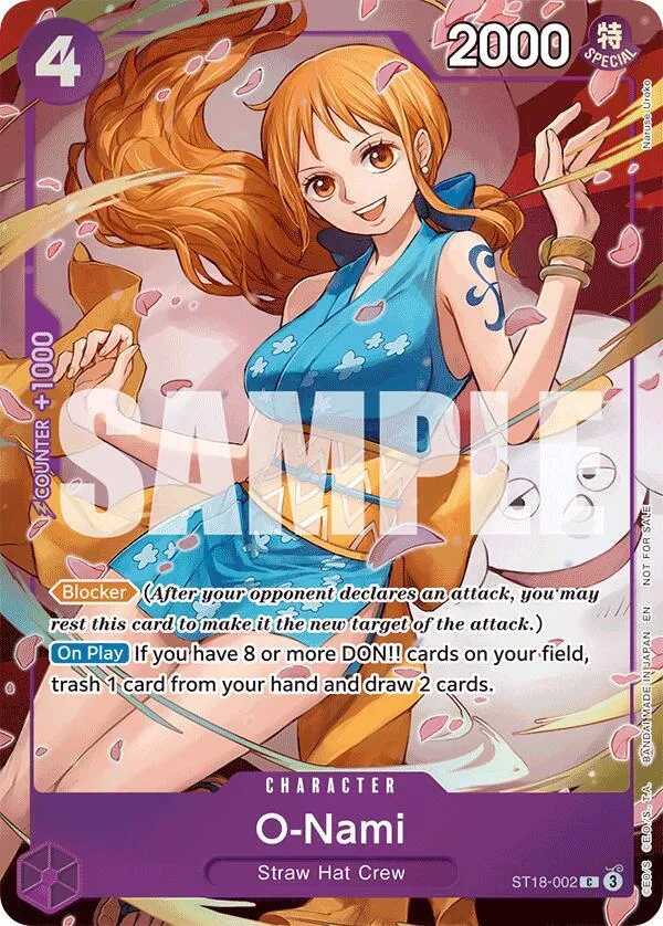 O-Nami - ST18-002 · Starter Deck 18: PURPLE Monkey.D.Luffy ST18-002/17