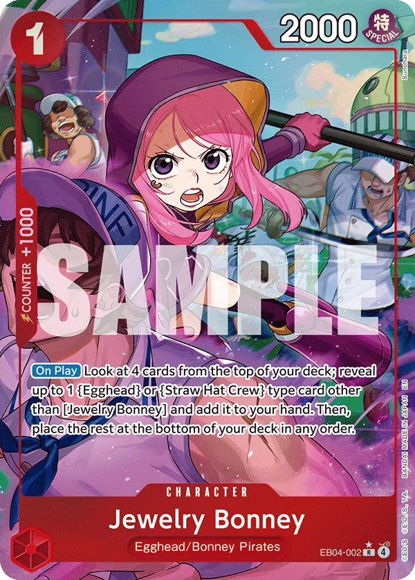 Jewelry Bonney (EB04-002) (Alternate Art) · The Azure Sea's Seven EB04-002/86