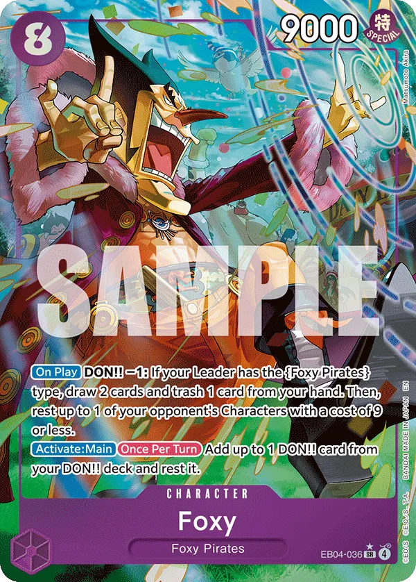 Foxy (Alternate Art) · The Azure Sea's Seven EB04-036/86