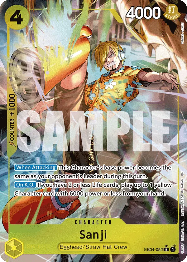 Sanji (EB04-052) (Alternate Art) · The Azure Sea's Seven EB04-052/86