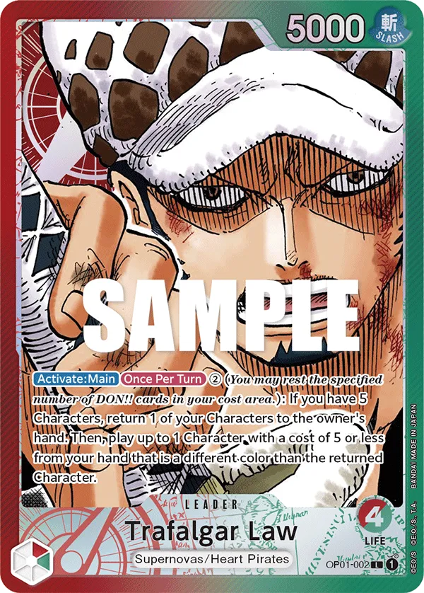 Trafalgar Law (002) (Parallel) · Romance Dawn OP01-002/202