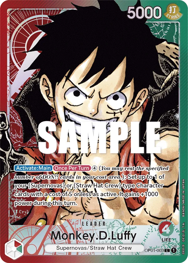 Monkey.D.Luffy (003) (Parallel) · Romance Dawn OP01-003/202