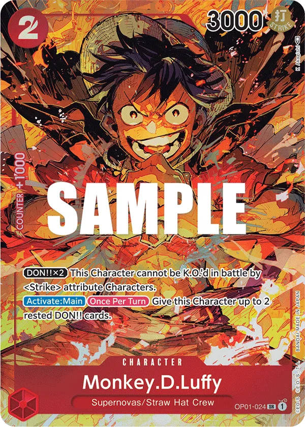 Monkey.D.Luffy (024) (Parallel) · Romance Dawn OP01-024/202