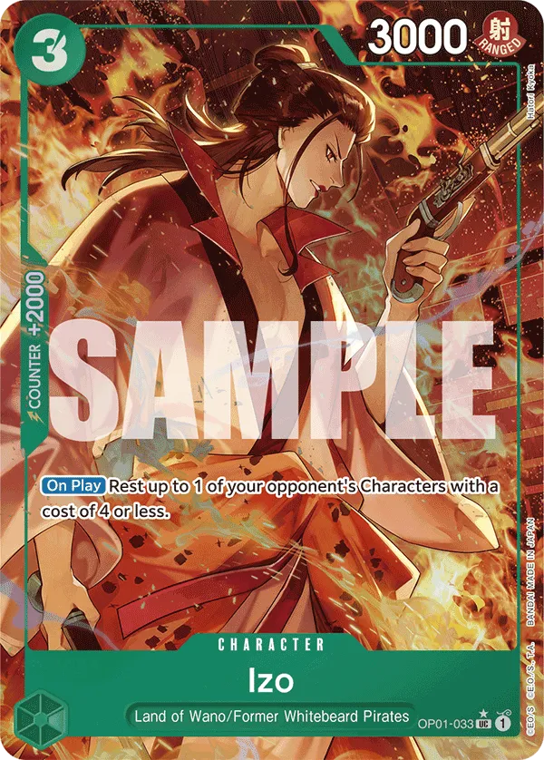 Izo (OP01-033) (Alternate Art) · Romance Dawn OP01-033/202