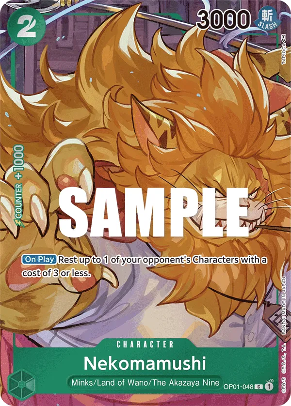 Nekomamushi (Box Topper) · Romance Dawn OP01-048/202