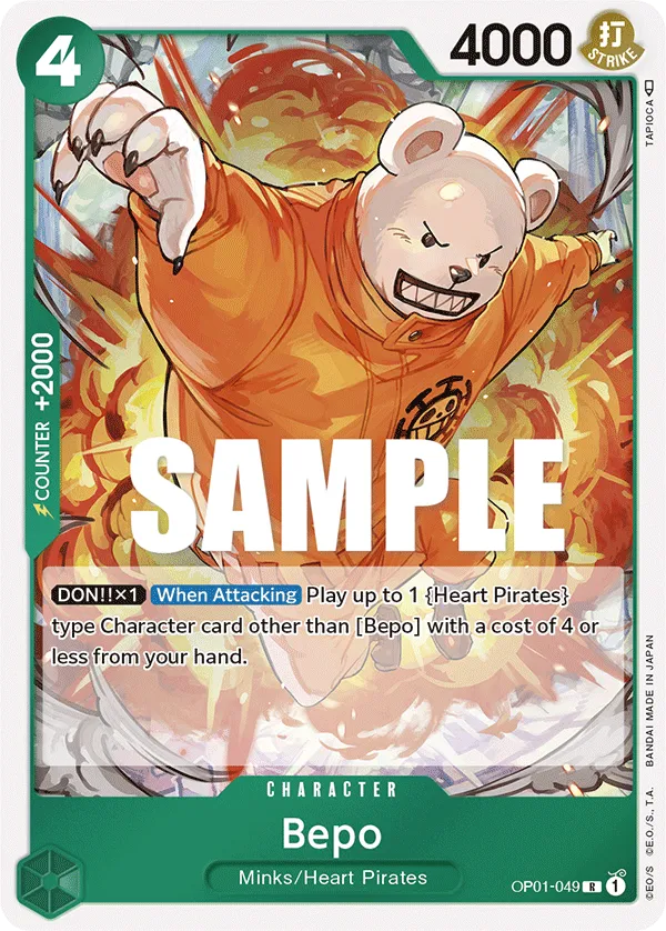 Bepo · Romance Dawn OP01-049/202