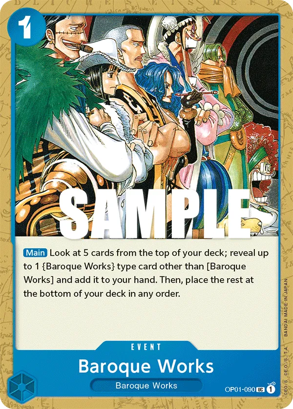 Baroque Works · Romance Dawn OP01-090/202