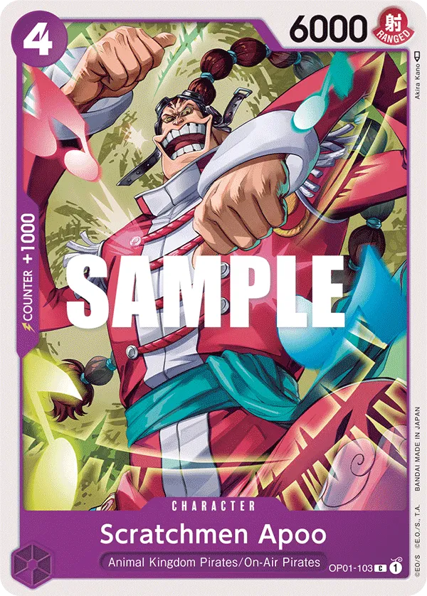 Scratchmen Apoo · Romance Dawn OP01-103/202