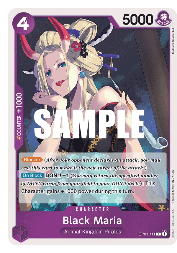 Black Maria · Romance Dawn OP01-111/202