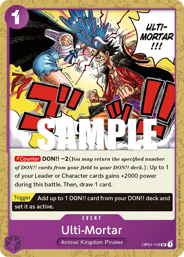 Ulti-Mortar · Romance Dawn OP01-118/202