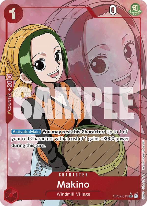 Makino (Full Art) · Paramount War OP02-015/204