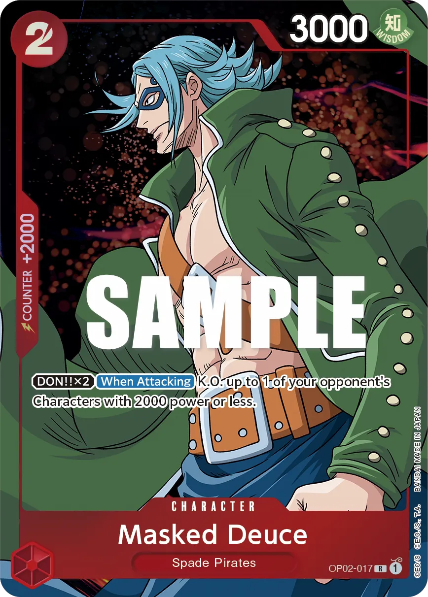 Masked Deuce (Alternate Art) · Paramount War OP02-017/204