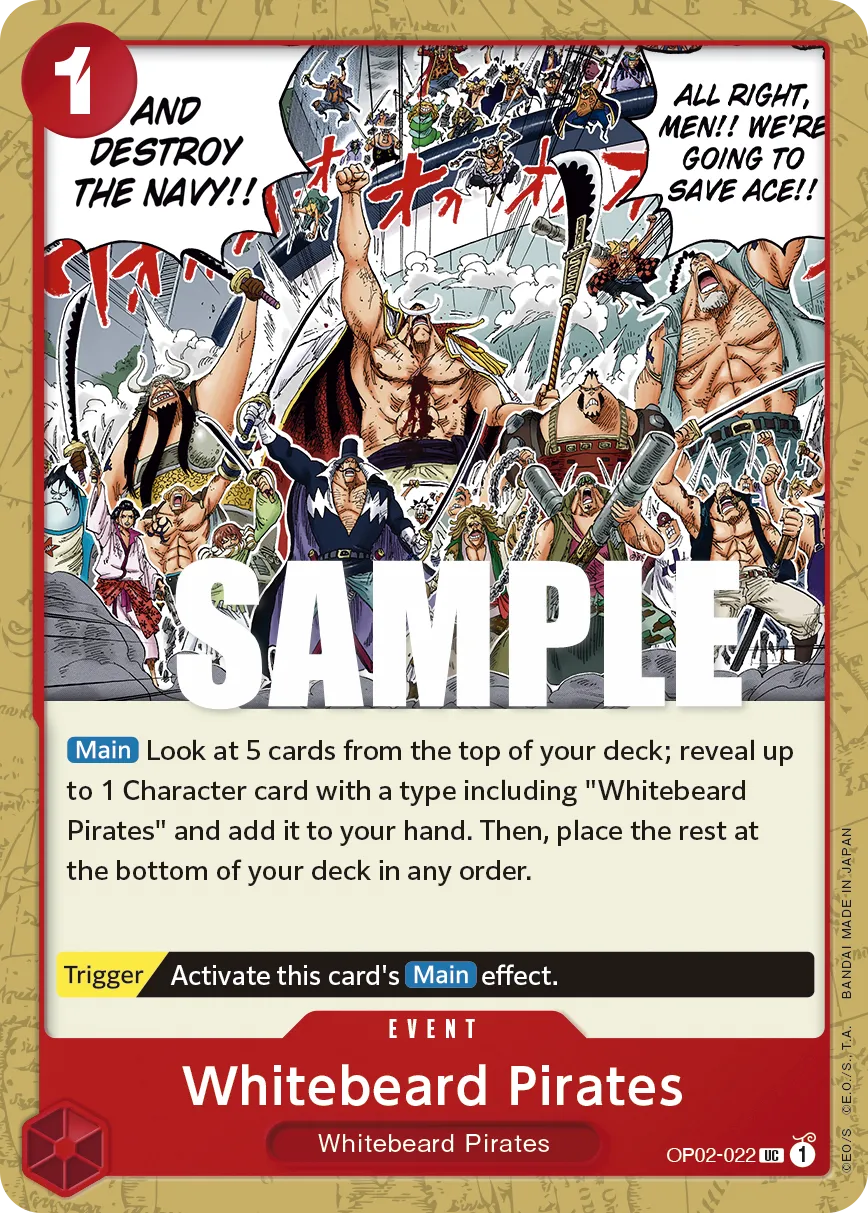 Whitebeard Pirates · Paramount War OP02-022/204
