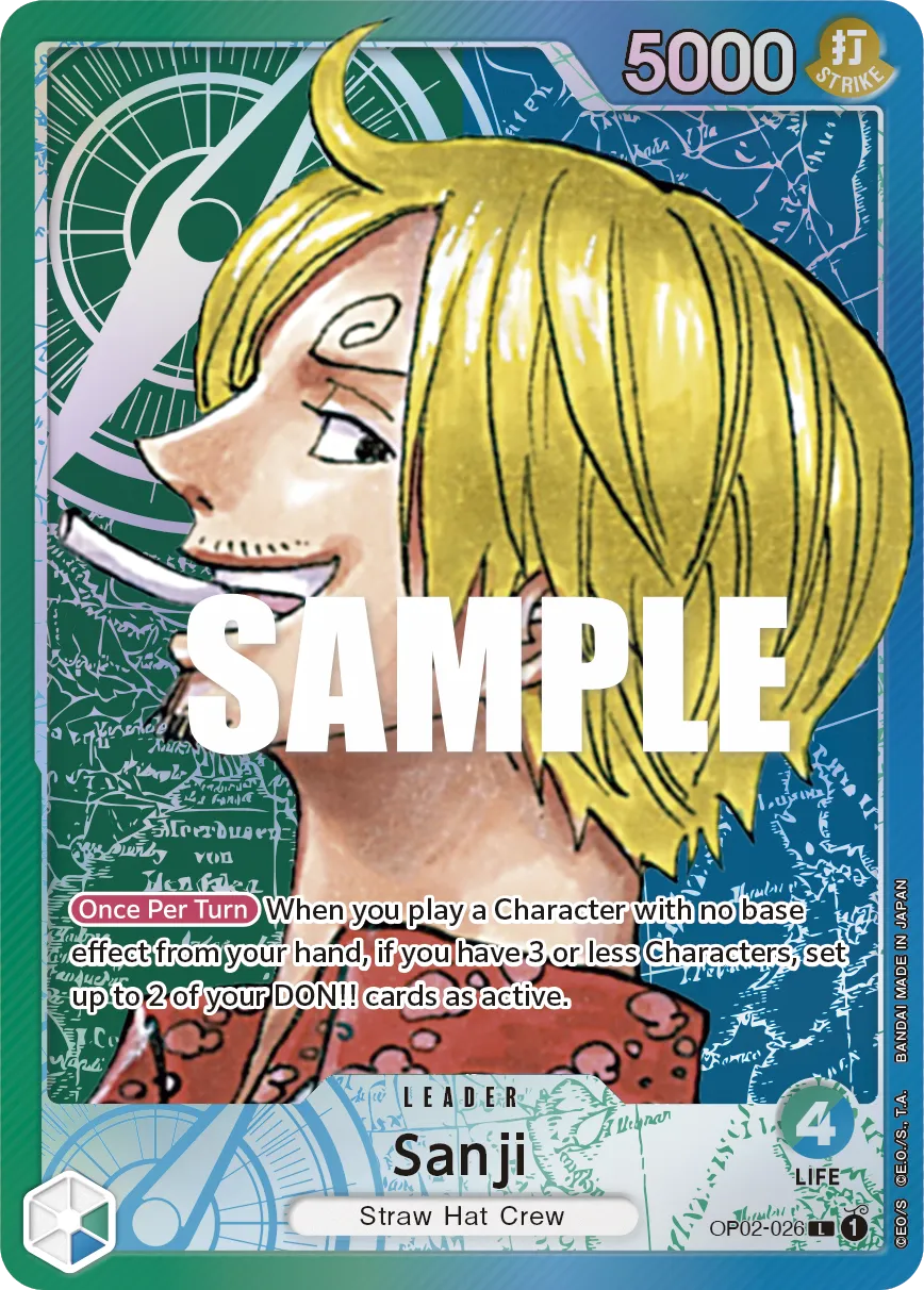 Sanji (Alternate Art) · Paramount War OP02-026/204