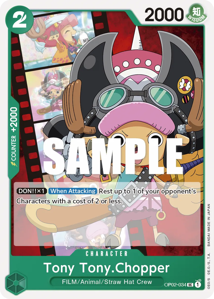 Tony Tony.Chopper · Paramount War OP02-034/204