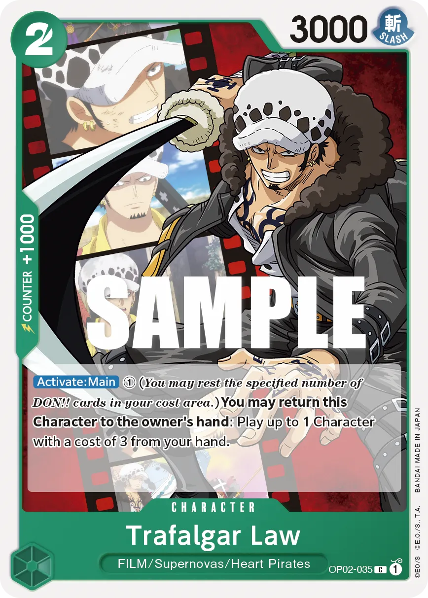 Trafalgar Law · Paramount War OP02-035/204