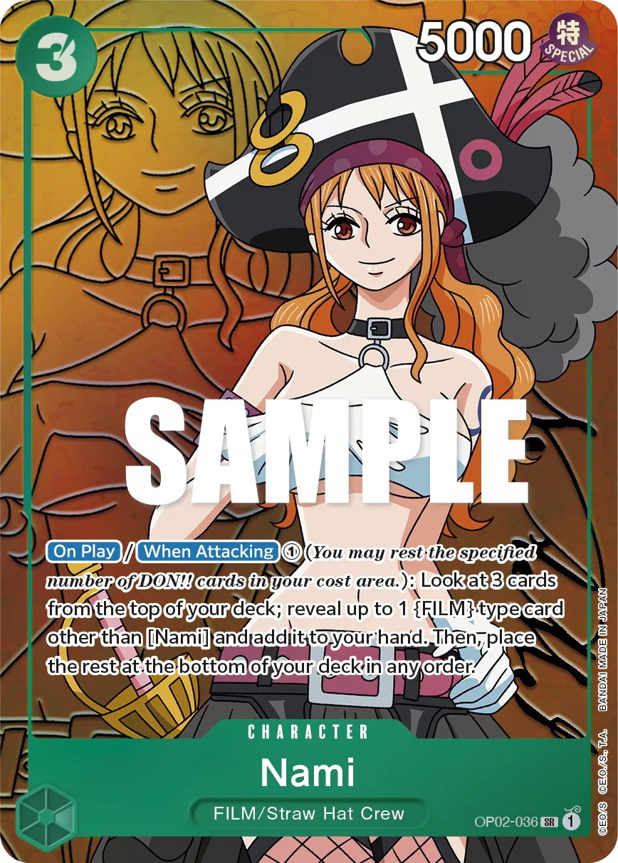 Nami (Alternate Art) · Paramount War OP02-036/204