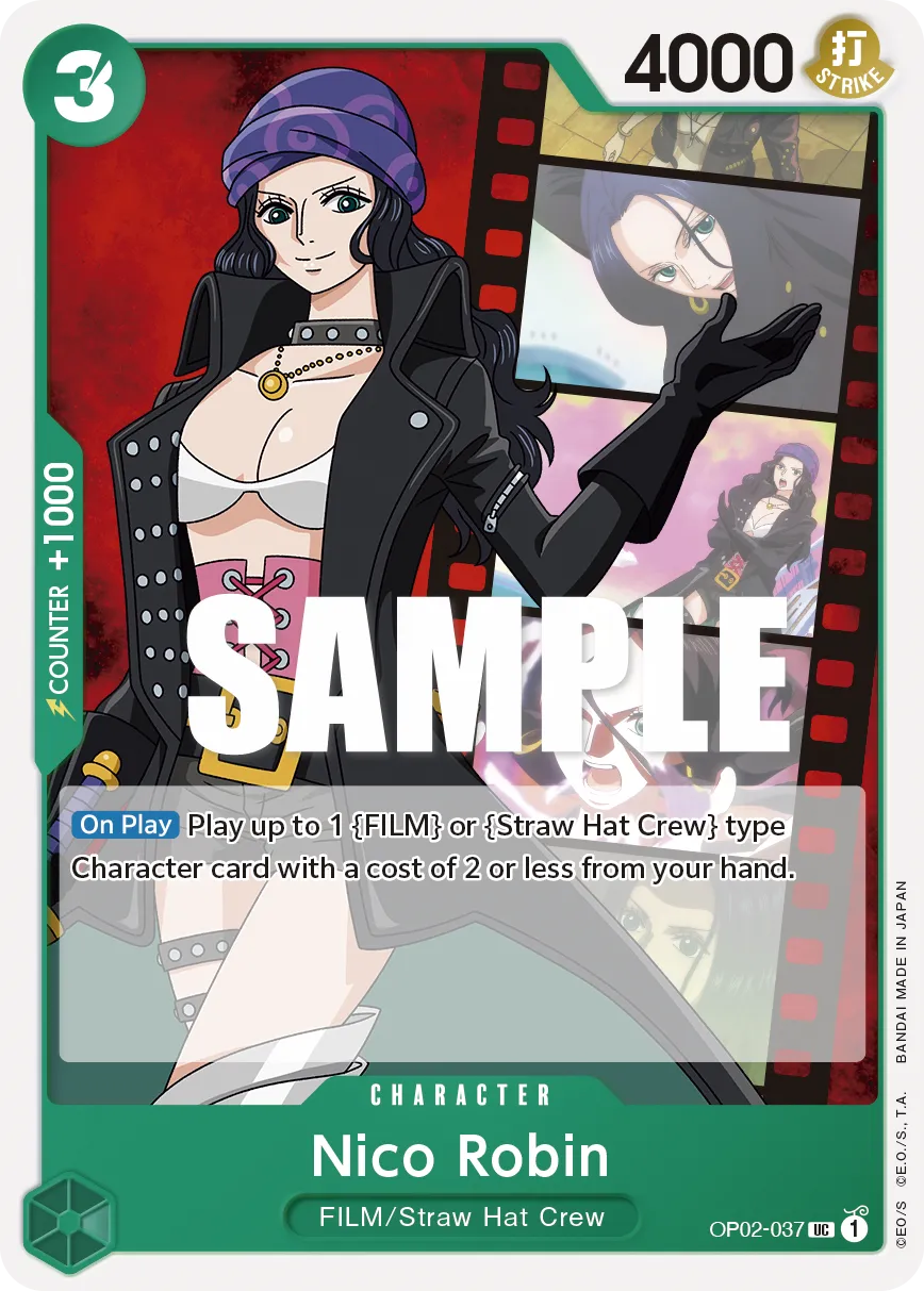 Nico Robin · Paramount War OP02-037/204