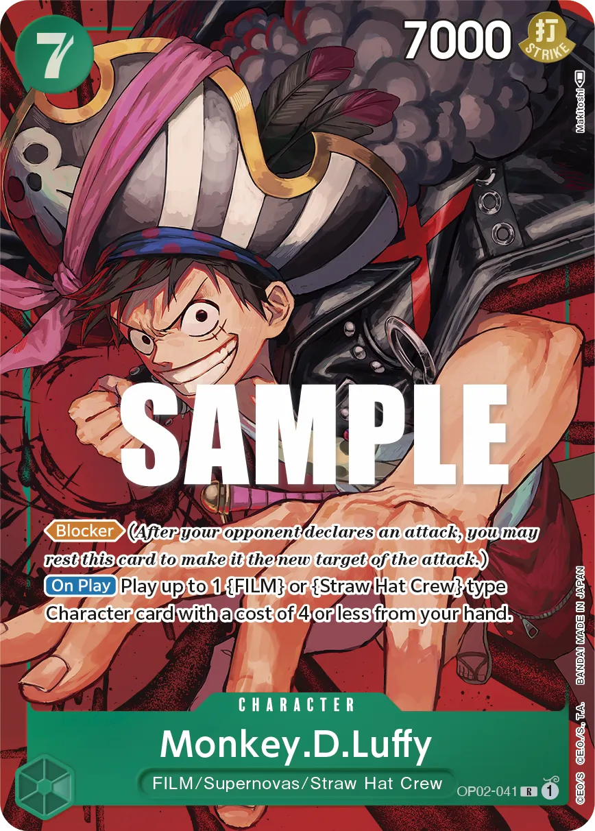 Monkey.D.Luffy (041) (Alternate Art) · Paramount War OP02-041/204