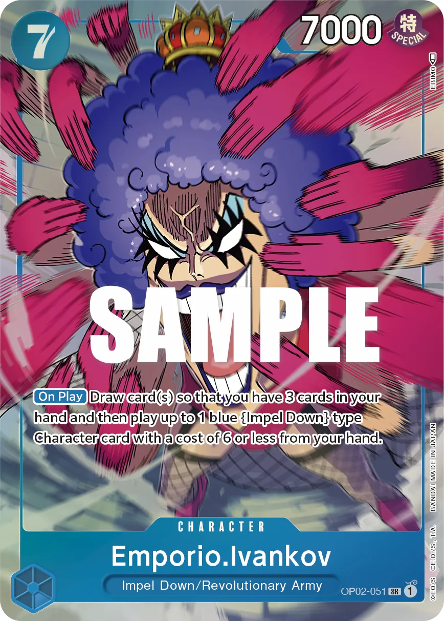 Emporio.Ivankov (051) (Alternate Art) · Paramount War OP02-051/204