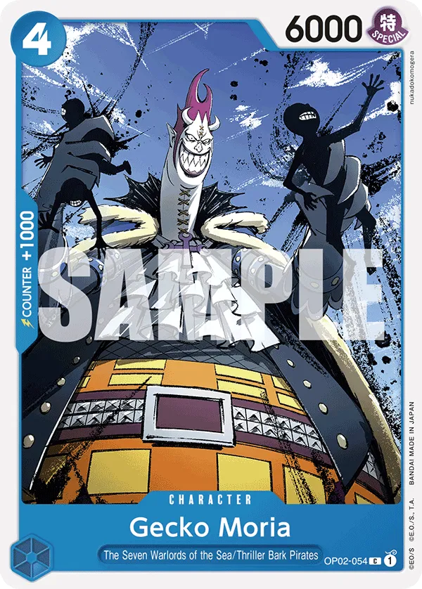 Gecko Moria · Paramount War OP02-054/204