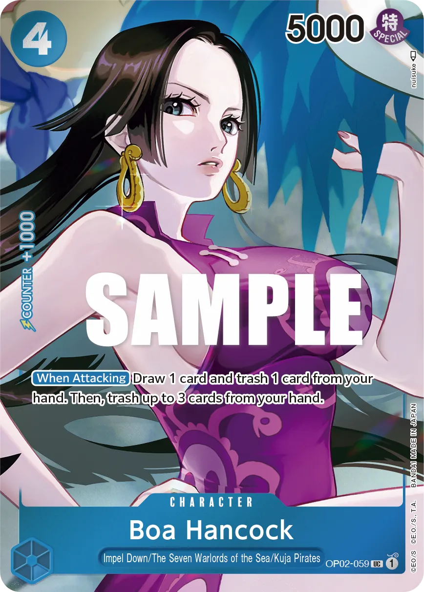 Boa Hancock (Box Topper) · Paramount War OP02-059/204