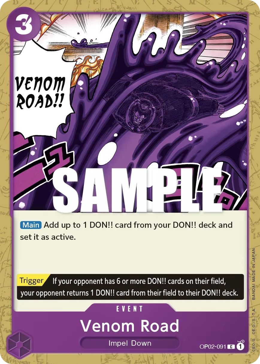 Venom Road · Paramount War OP02-091/204